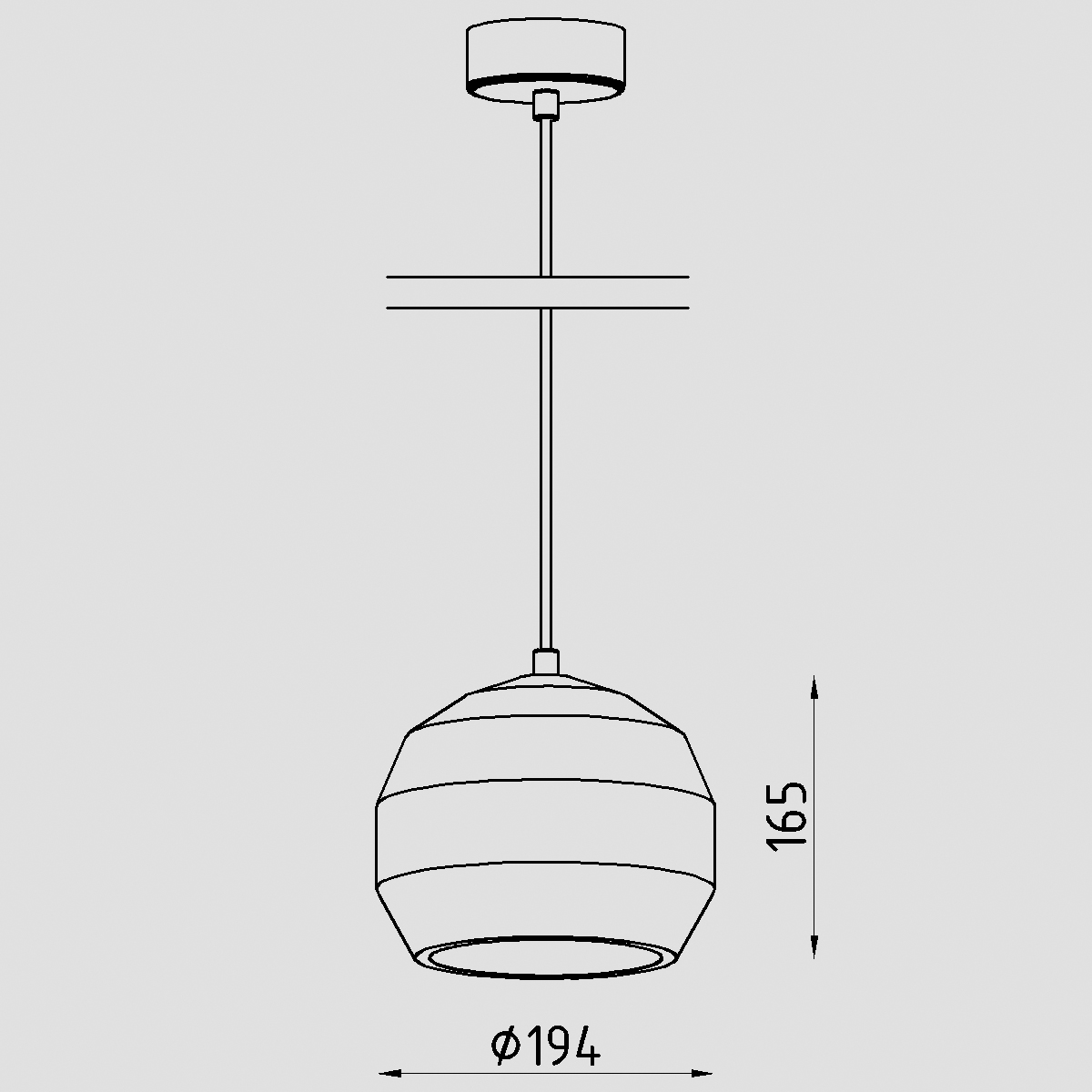 Светильник подвесной Lighttech LTA01001 Alvar С GС-B (Распродажа)