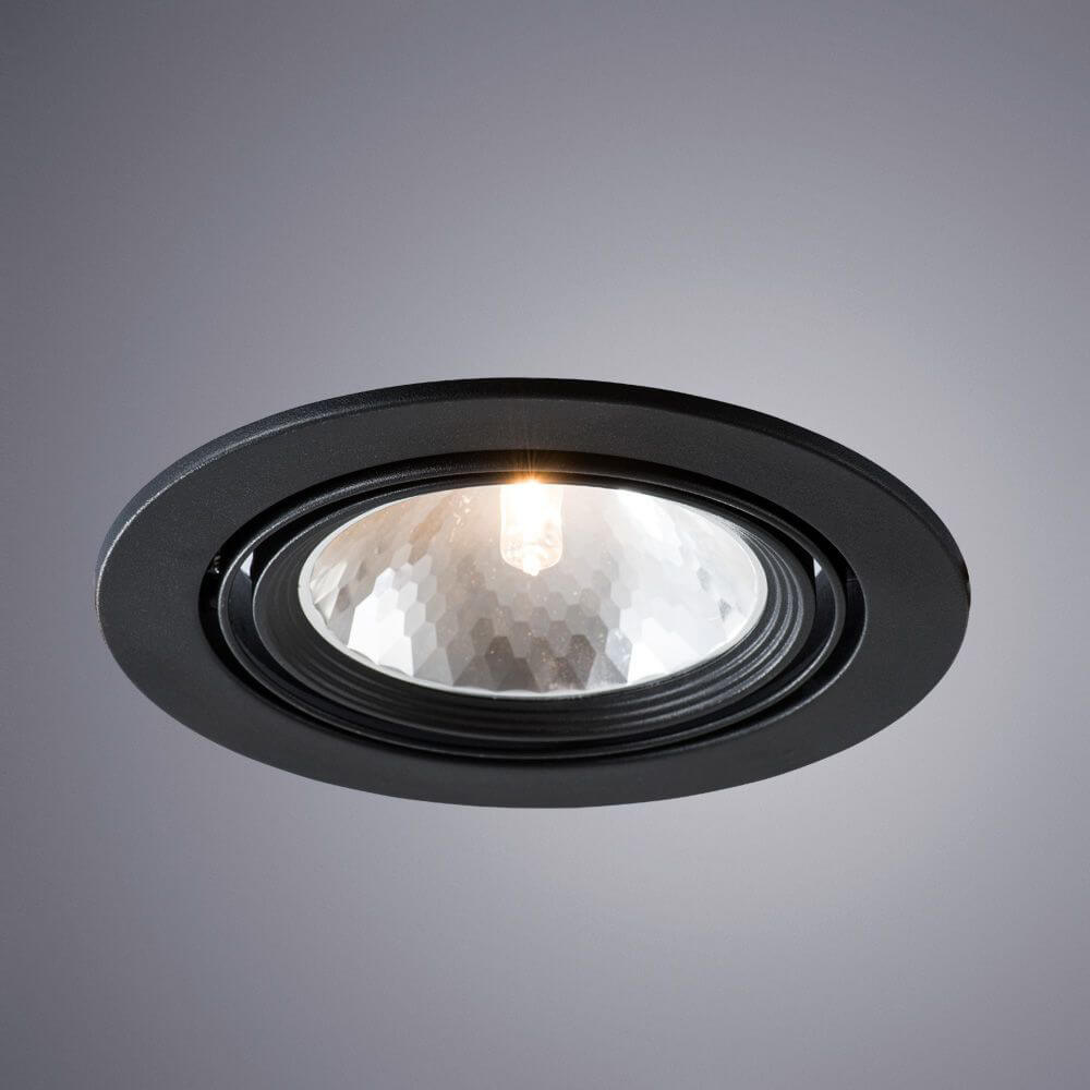 Светильник встраиваемый Arte Lamp Apus A6664PL-1BK