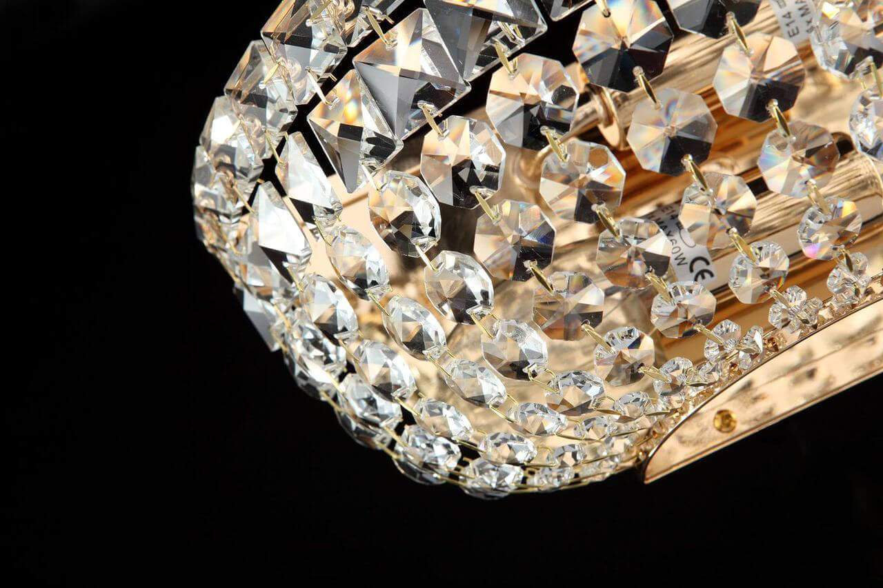 Светильник накладной Maytoni Basfor DIA100-WL-02-G