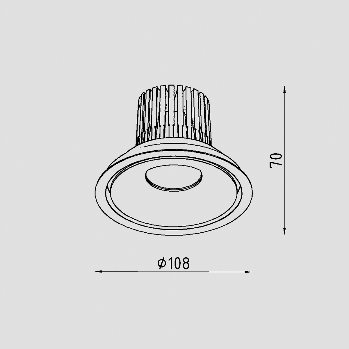 Светильник встраиваемый Lighttech LTM05001 Saturn 1230 38 W
