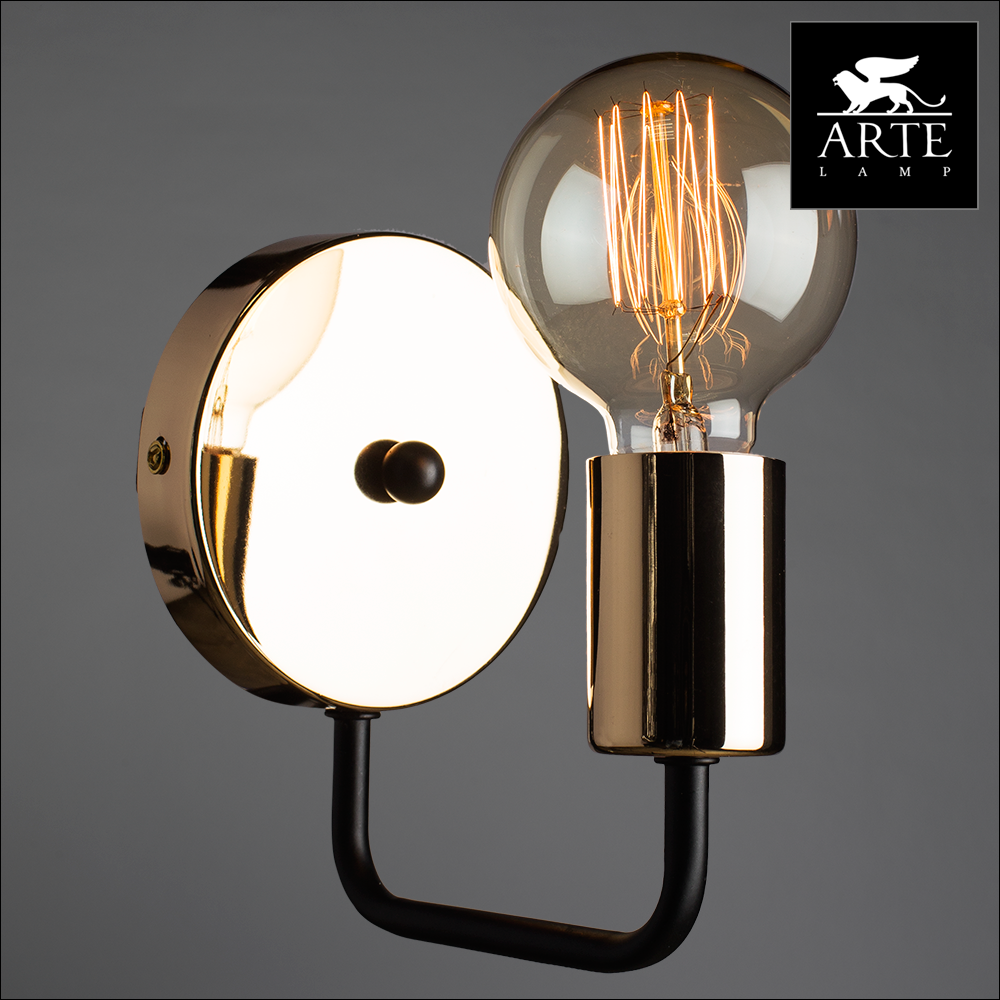 Светильник накладной Arte Lamp Gelo A6001AP-1BK