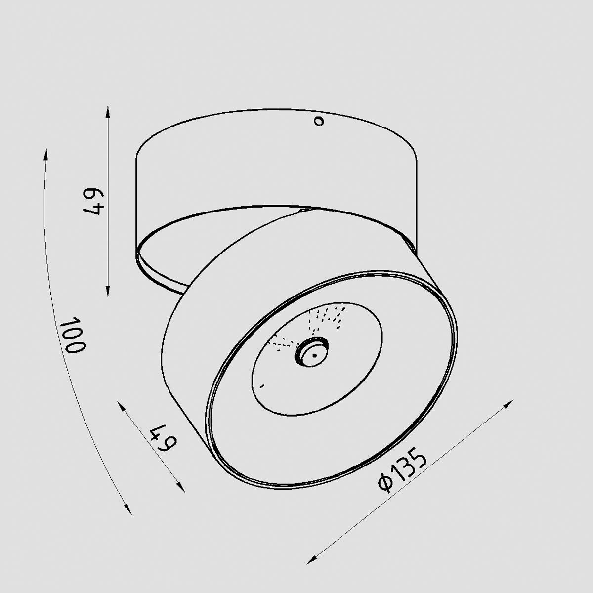 Светильник накладной Lighttech LTM07003 Washer 2530 38 B (Распродажа)