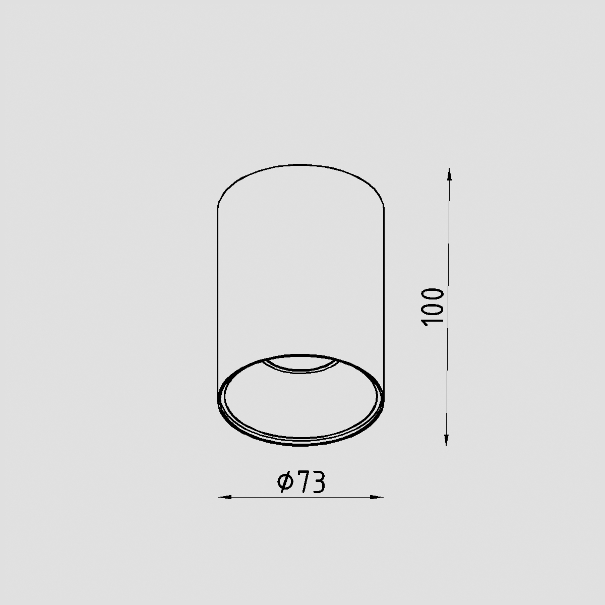 Светильник накладной Lighttech LTZ04005 Dolio 1230 30 W-C