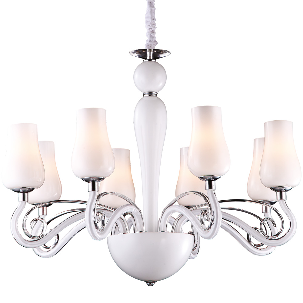Светильник подвесной Arte Lamp Biancaneve A8110LM-8WH