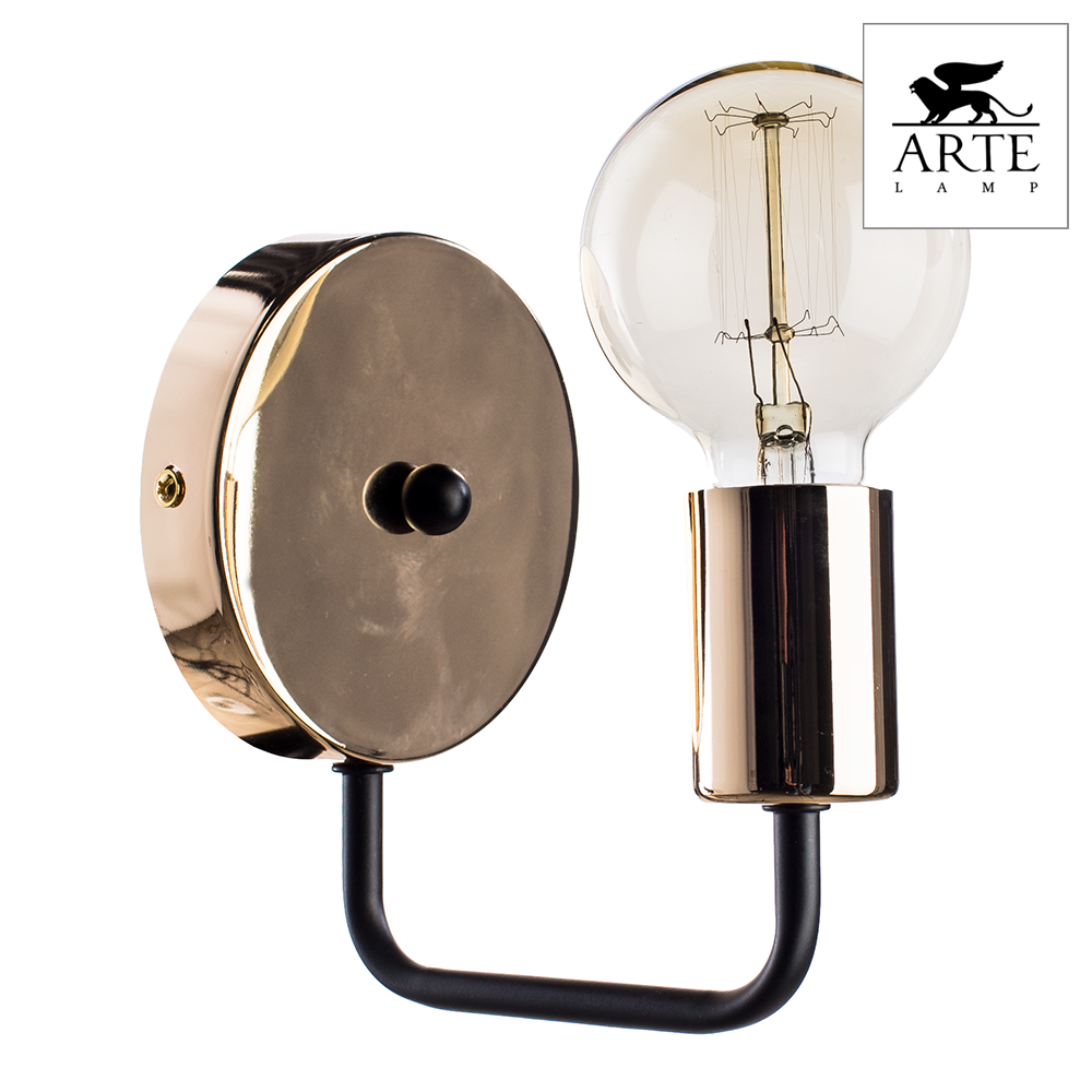 Светильник накладной Arte Lamp Gelo A6001AP-1BK
