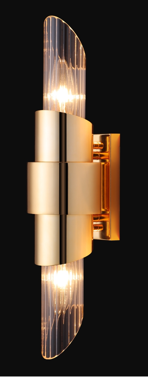 Светильник накладной Crystal Lux Justo AP2 Gold 2130/402
